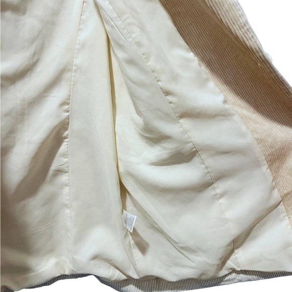 J. Jill Corduroy Cream Blazer Women's Size Small Business Casual Lined Comfort - Picture 4 of 6